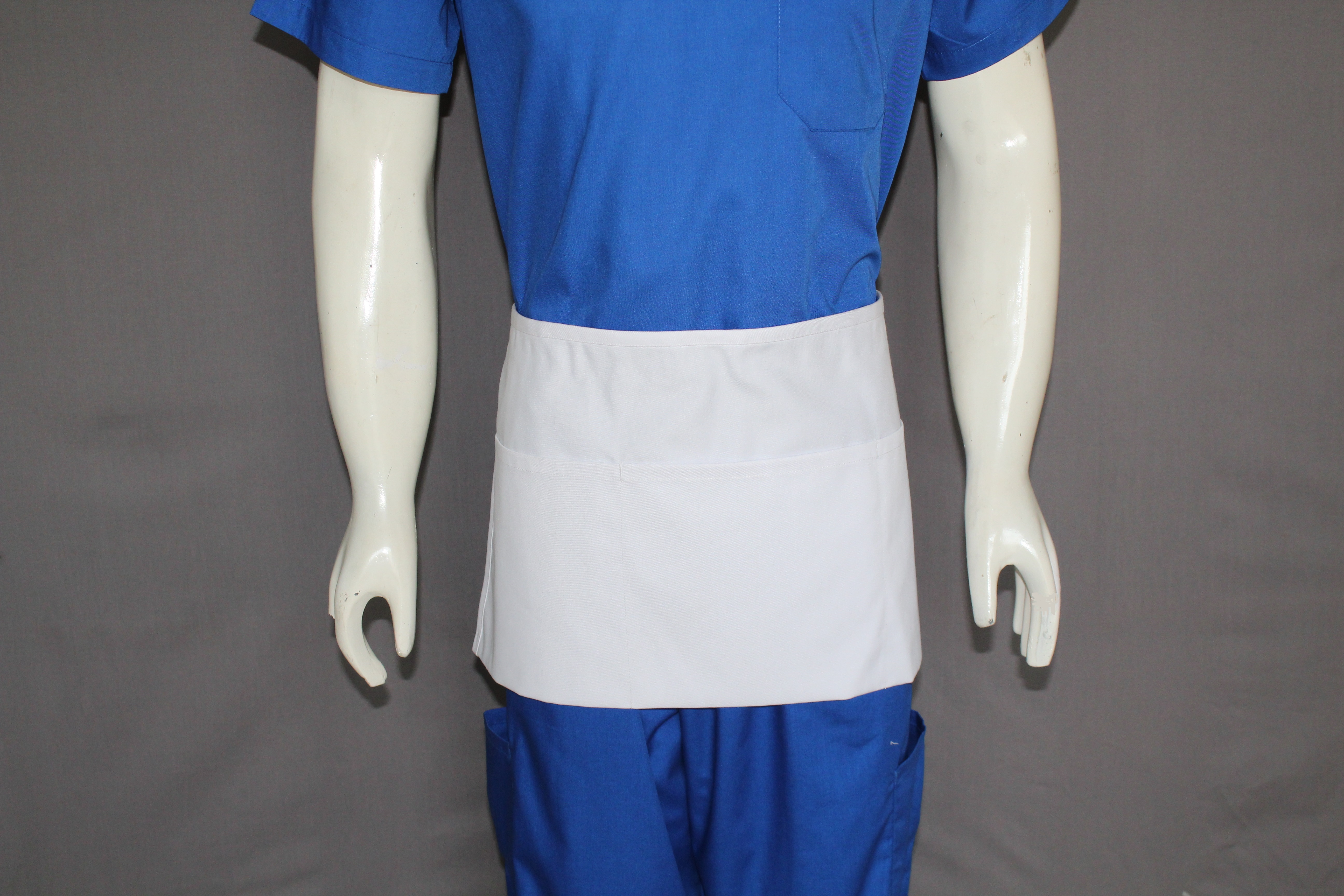 white small waist apron